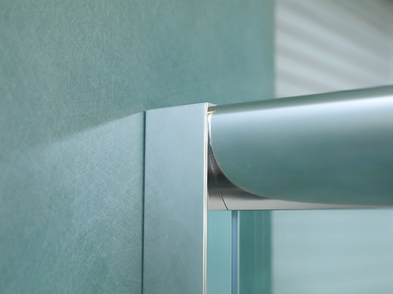 Poill Dúbailte SQ Láimhseálann Imfhálú Cith Sleamhnáin Frámaithe Cearnóg Poill Dúbailte SQ Láimhseálann Imfhálú Cith Sleamhnáin Frámaithe Cearnóg