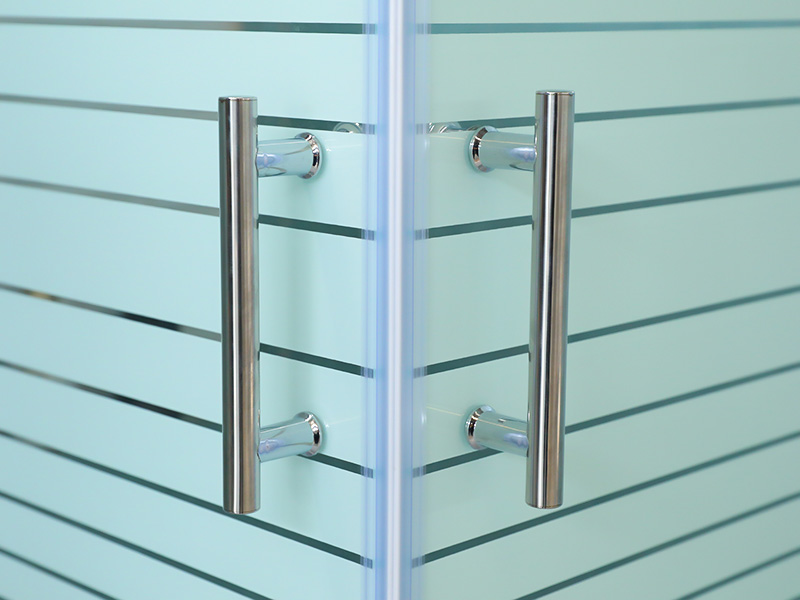 Poill Dúbailte SQ Láimhseálann Imfhálú Cith Sleamhnáin Frámaithe Cearnóg Poill Dúbailte SQ Láimhseálann Imfhálú Cith Sleamhnáin Frámaithe Cearnóg