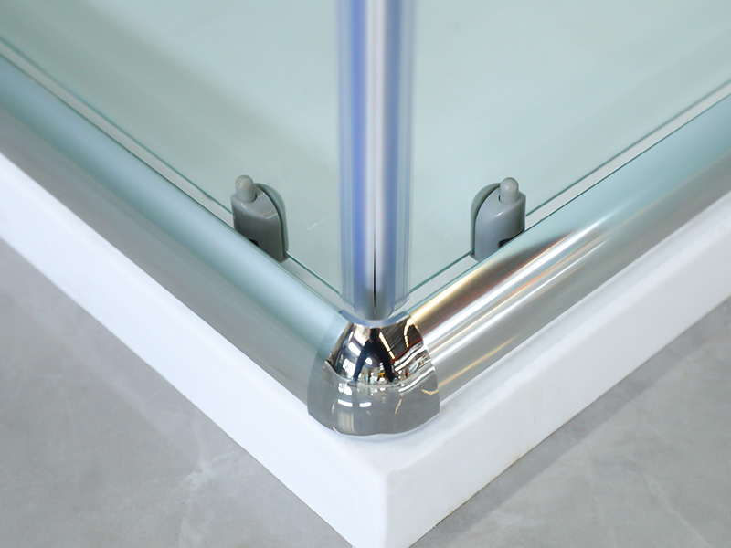 Poill Dúbailte SQ Láimhseálann Imfhálú Cith Sleamhnáin Frámaithe Cearnóg Poill Dúbailte SQ Láimhseálann Imfhálú Cith Sleamhnáin Frámaithe Cearnóg